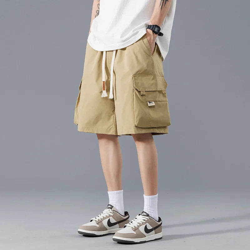 Aiden Men's Cargo Shorts | Adjustable Drawstring, Utility Style 3