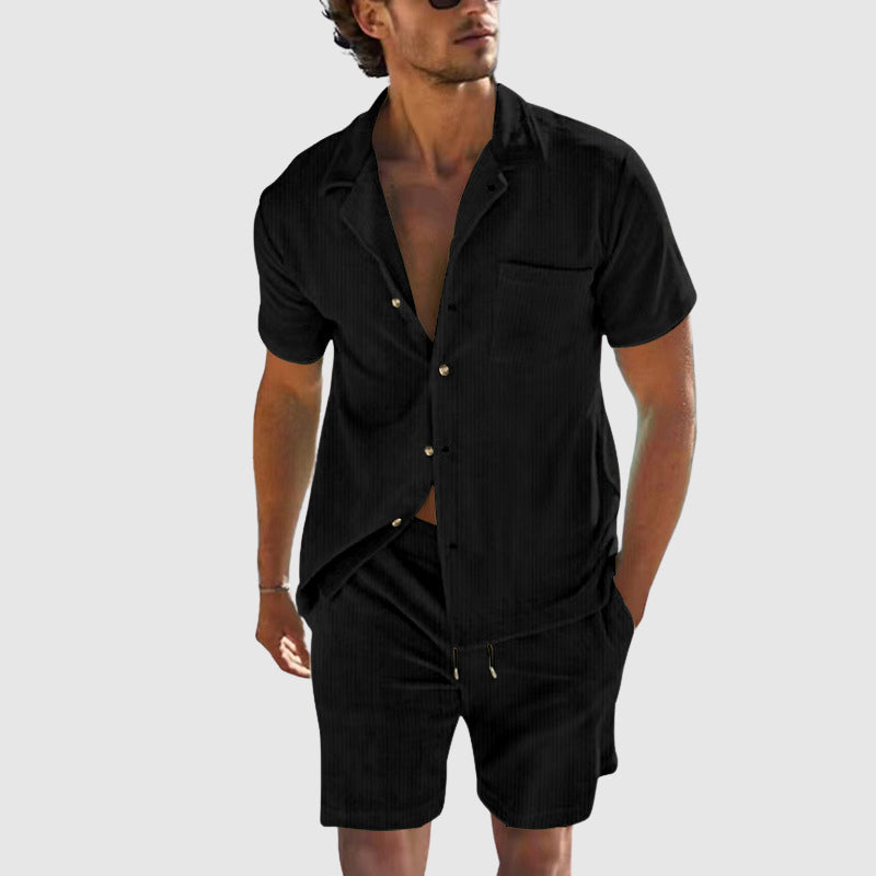 Alden Men's Resort Set | Lightweight Poly-Blend, Relaxed Fit 2