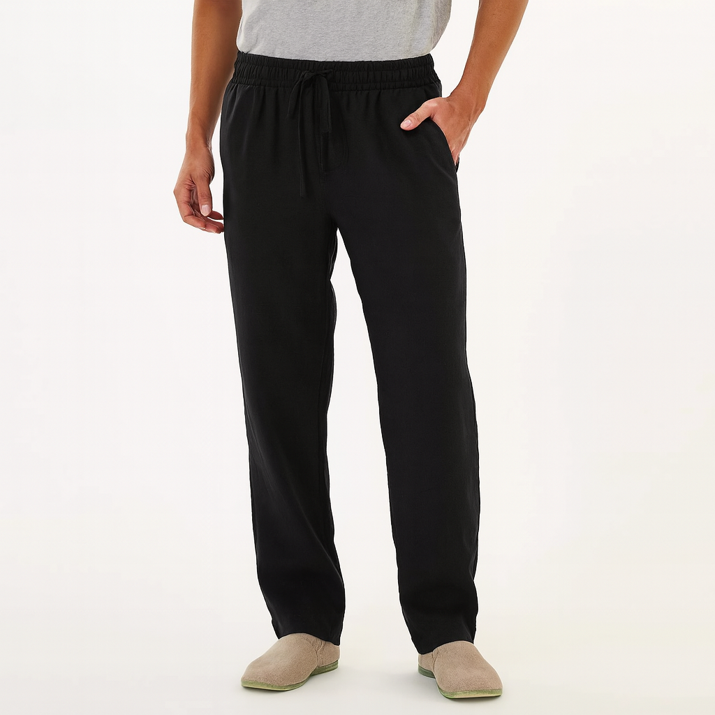 Ava Women's Pants | Adjustable Drawstring, Deep Pockets, Cotton 2