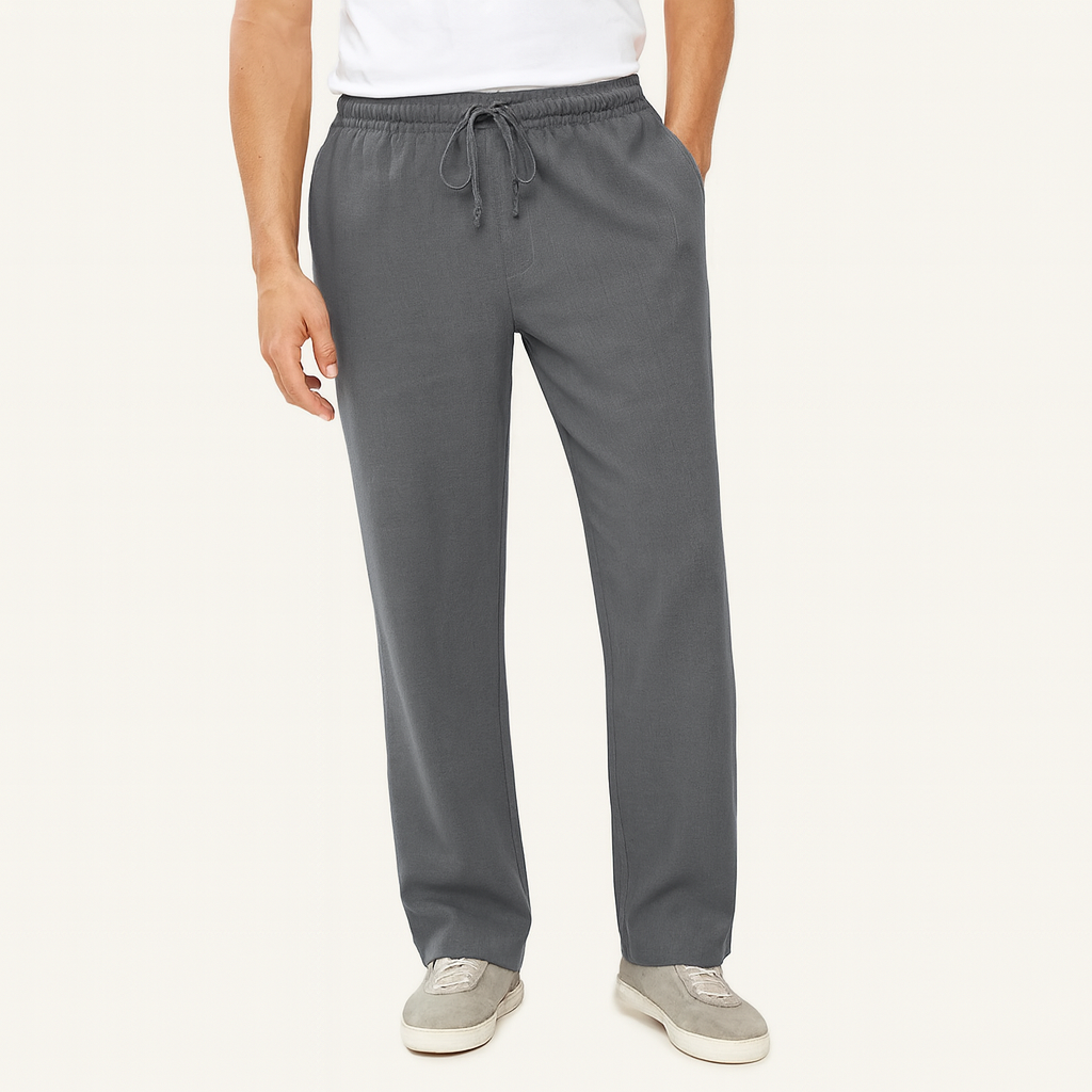 Ava Women's Pants | Adjustable Drawstring, Deep Pockets, Cotton 4