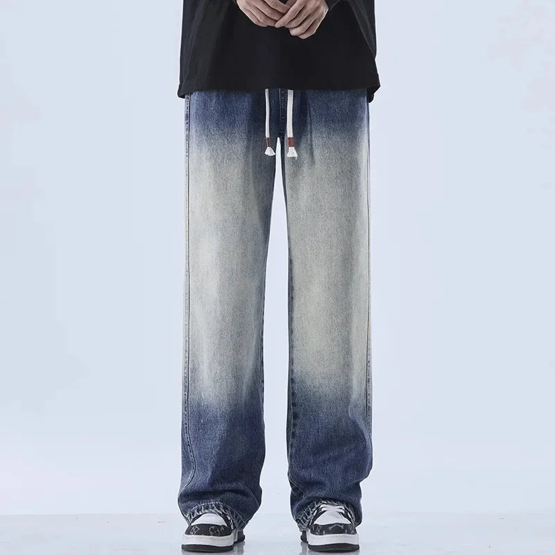 Ava Women's Wide-Leg Jeans | Ombre Gradient Finish 0