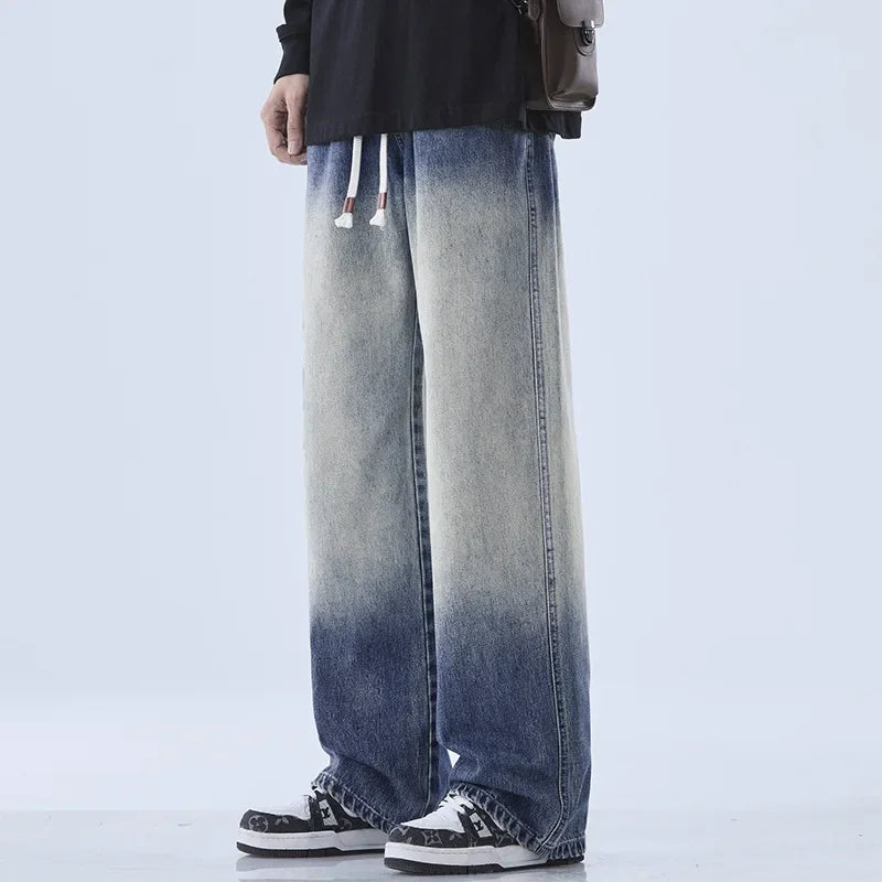 Ava Women's Wide-Leg Jeans | Ombre Gradient Finish 4