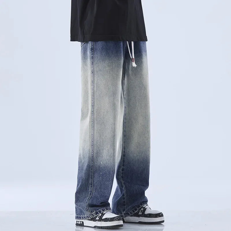 Ava Women's Wide-Leg Jeans | Ombre Gradient Finish 5