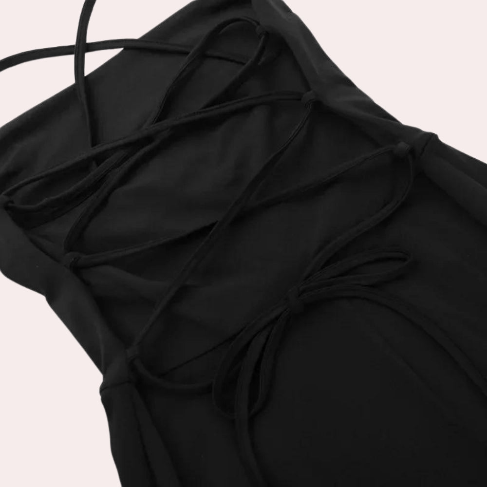 Celia Women's Maxi Dress | Elegant Cowl Neck Design 4