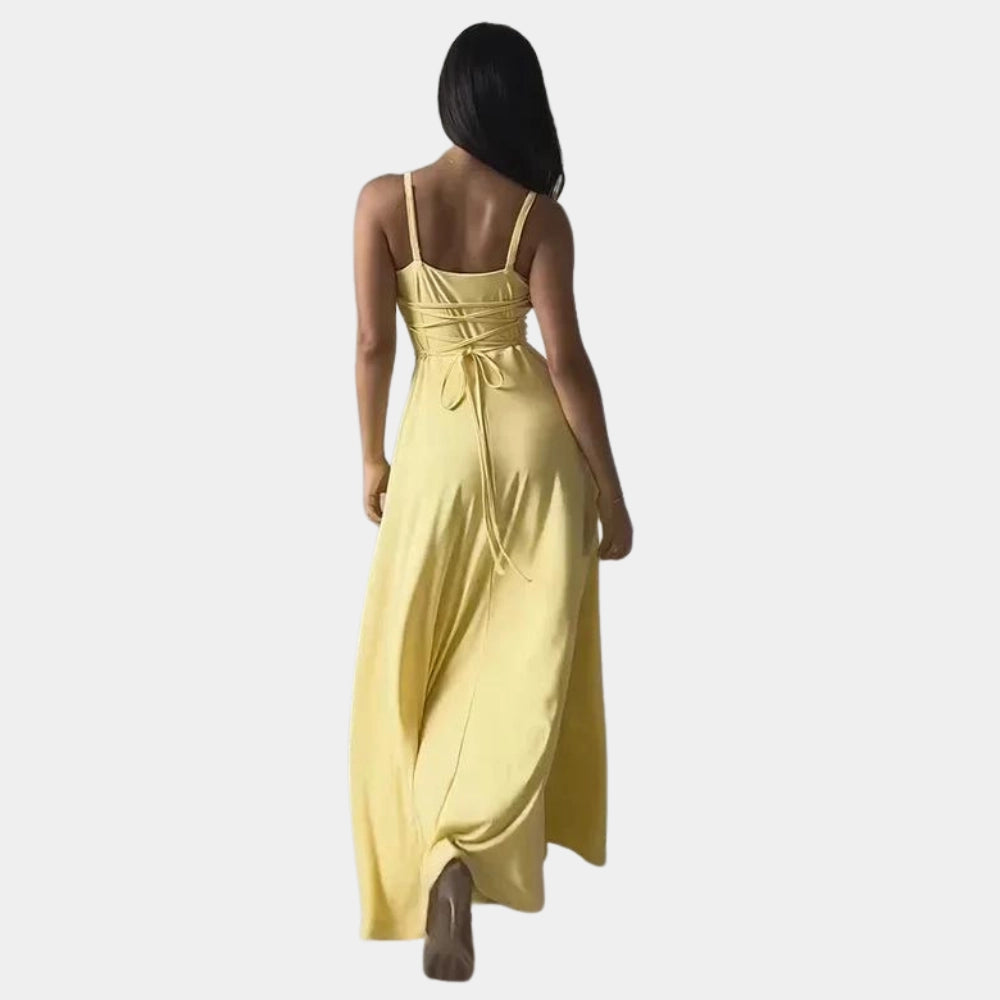 Celia Women's Maxi Dress | Elegant Cowl Neck Design 7