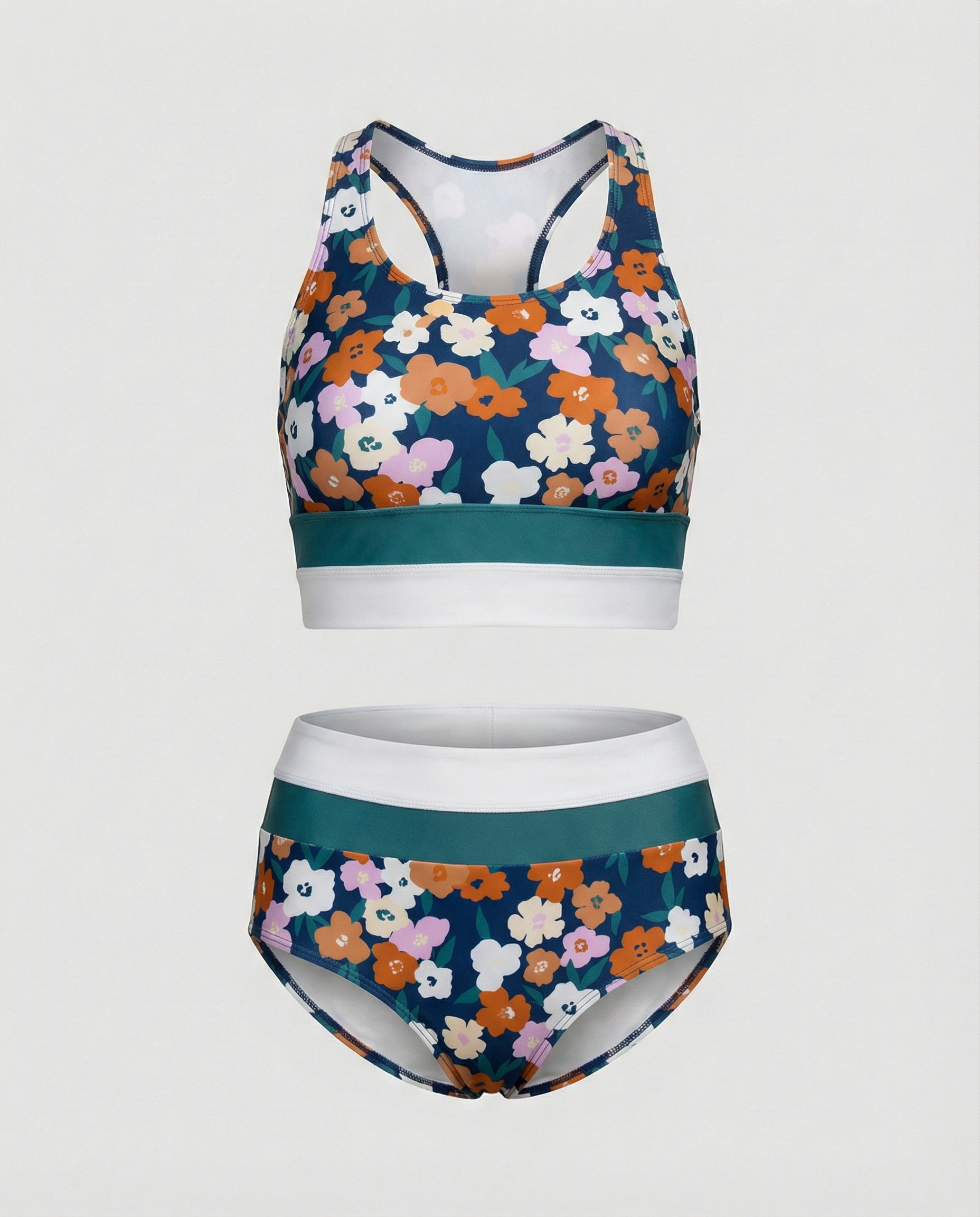 Holly Women's Bikini Set | Color Block Design 2