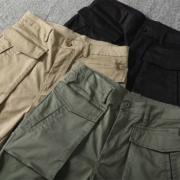 Lorenzo Men's Cargo Shorts | Spandex-Poly Blend, Tactical Style 4