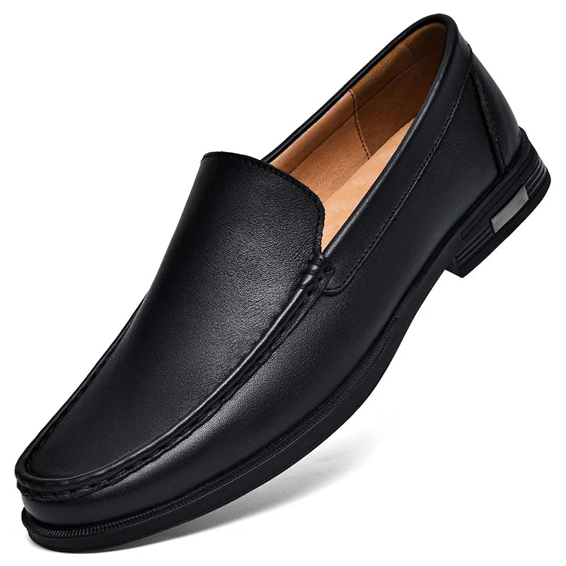 Savi Men's Leather Loafers | Genuine Cow Leather, Comfortable 7