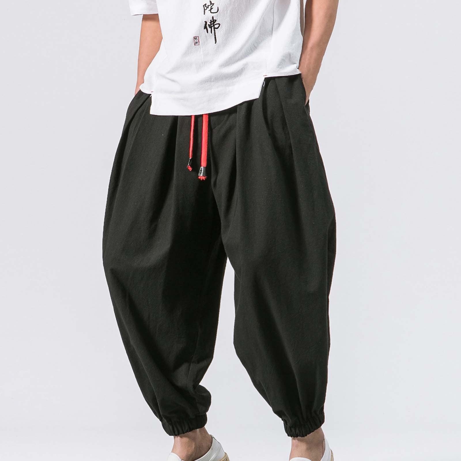 Stride Women's Jogger Pants | Soft Cotton-Linen Blend, Relaxed Fit 0